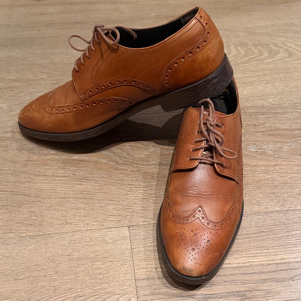 Cole Haan Brown Leather Men's Dress Shoes